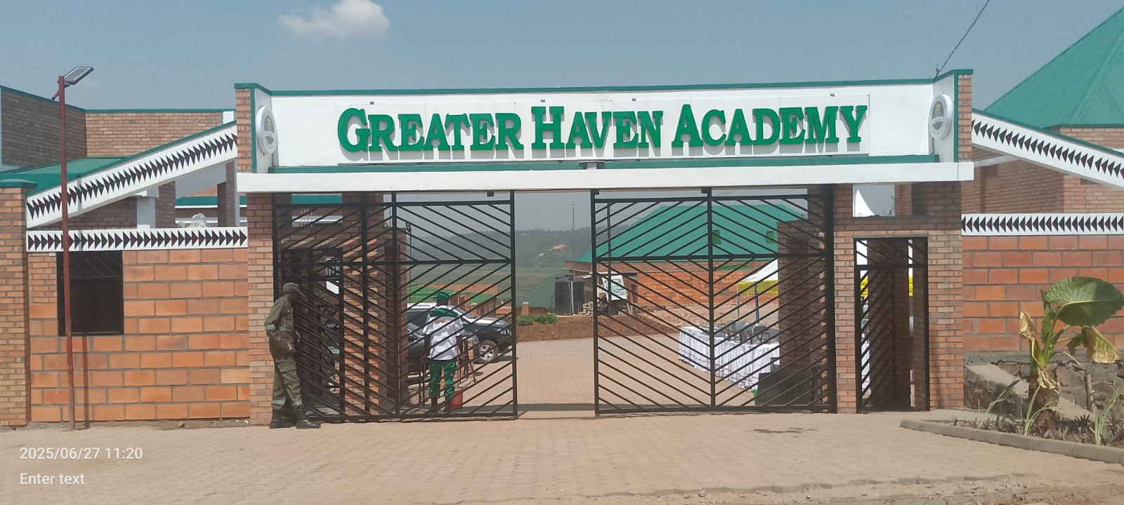 Greater Heaven Academy entrance gate